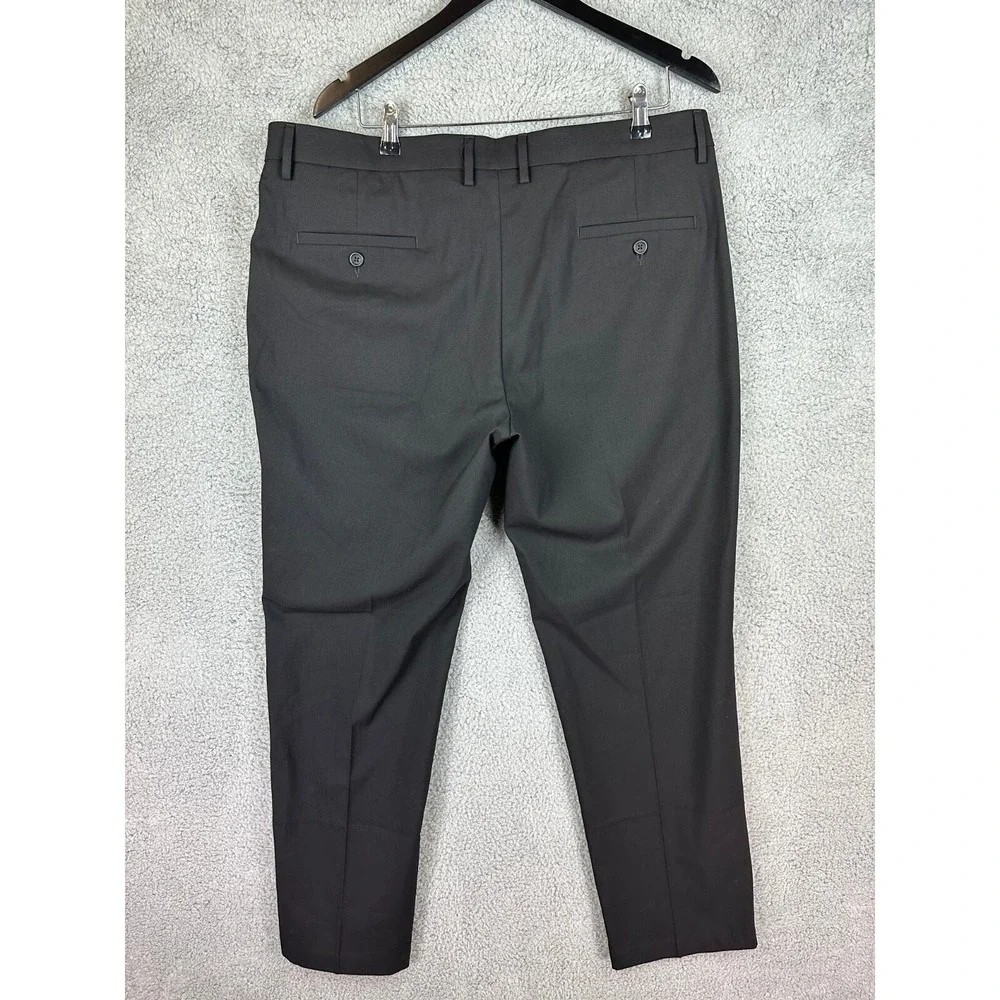 Haggar‎ Pants Men's 38X30 Black Superflex Waistband Ultimate Travel Pants New